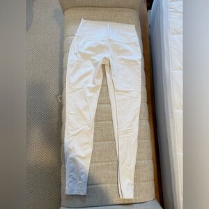 lululemon white wunder under high rise